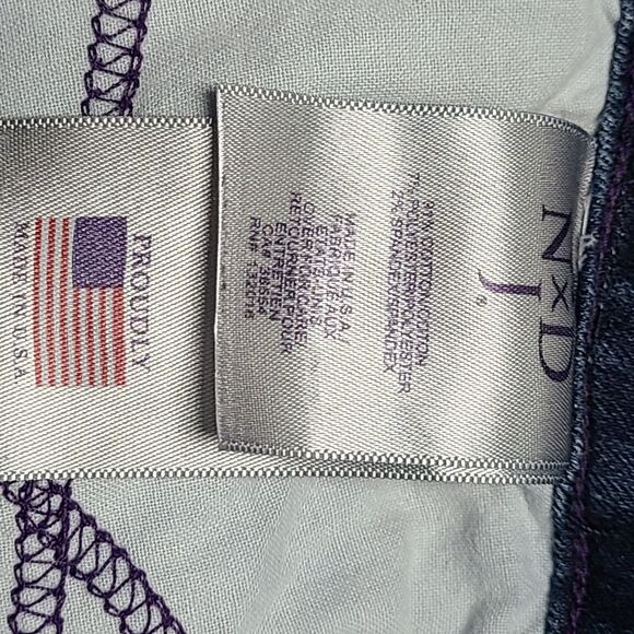 NYDJ Jeans Womens 12 Blue Skinny‎ Stretch Made USA Denim Mid Rise Classic Fit - Picture 7 of 10